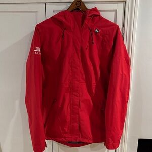Helly Hansen Red Waterproof Hooded Jacket